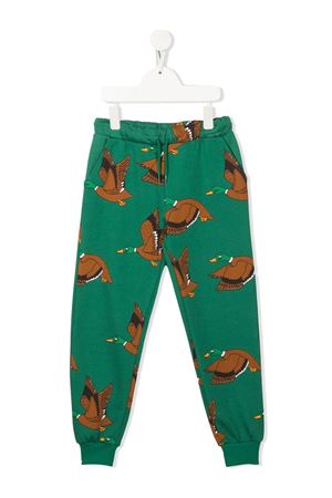 Green organic cotton sport pants MINI RODINI KIDS | 2273013875GREEN